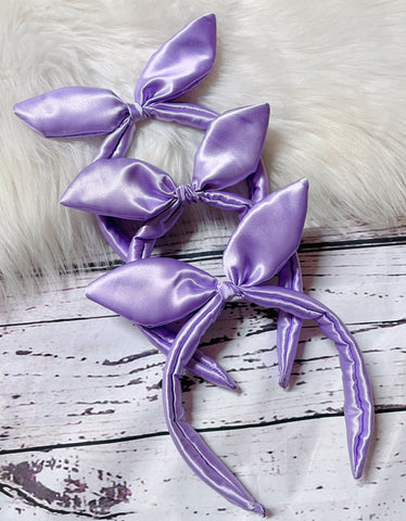 Lavender vanilla knot headband